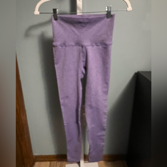 5 Starline Pants - 5 Starline Heathered Purple High-Waisted Leggings NWOT XS/Small